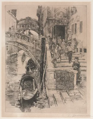 The Bridge of Sighs (second plate) — Frank Duveneck