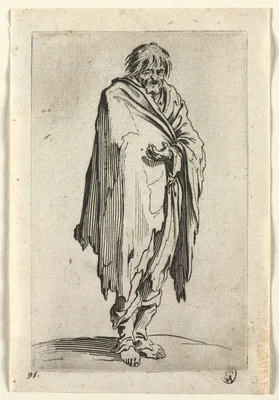 The Beggars: Beggar without Hat or Shoes — Jacques Callot