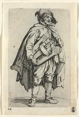The Beggars: The Hurdy-Gurdy Player — Jacques Callot