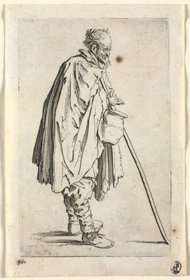The Beggars: Beggar with Pot — Jacques Callot
