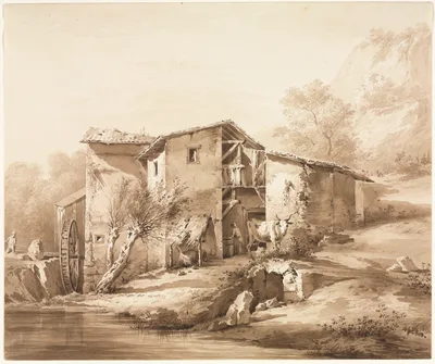 Landscape with Watermill — Jean-Jacques de Boissieu