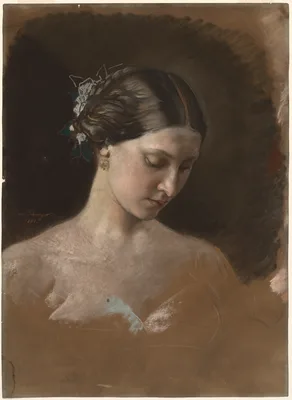 Portrait of a Woman — Jean-Baptiste Antoine Emile Béranger