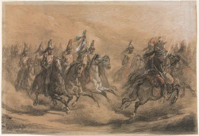 Cavalry Charge — Auguste Raffet