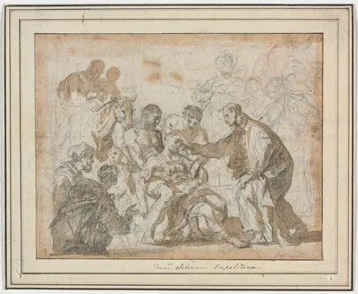 A Miracle of Saint Maurus — Francesco Solimena