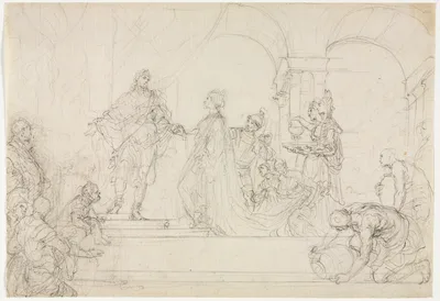 Meeting of Solomon and Queen of Sheba — Francesco Solimena