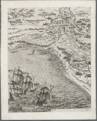 The Siege of La Rochelle: Plate 12 — Jacques Callot