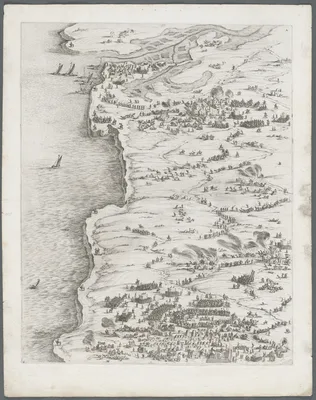 The Siege of La Rochelle: Plate 5 — Jacques Callot