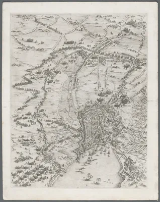 The Siege of La Rochelle: Plate 6 — Jacques Callot