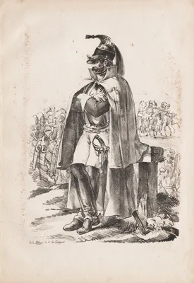 Military Costumes: Cavalry Man — Nicolas Toussaint Charlet