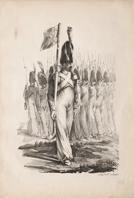 Military Costumes: Carabiners Sargent, General Guide — Nicolas Toussaint Charlet