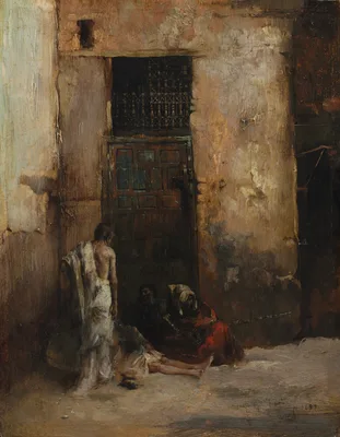 Beggars by a Door — Mariano Fortuny Marsal