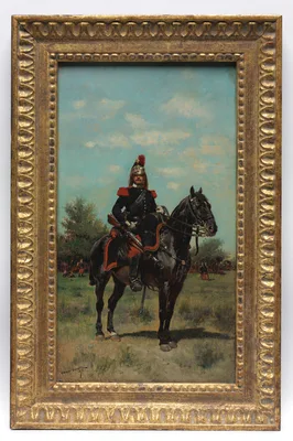 Mounted Dragoon Officer — Édouard Detaille