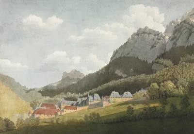 Paysage de la Grande Chartreuse — Jean-Lubin Vauzelle