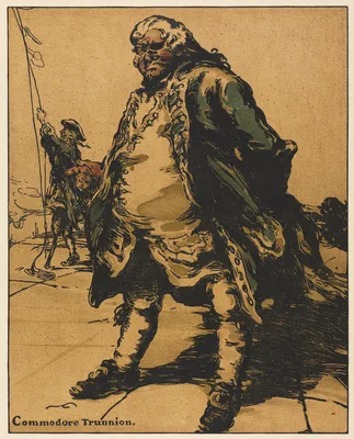 Characters of Romance: Commodore Trunnion — William Nicholson