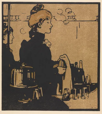 London Types: Barmaid — William Nicholson