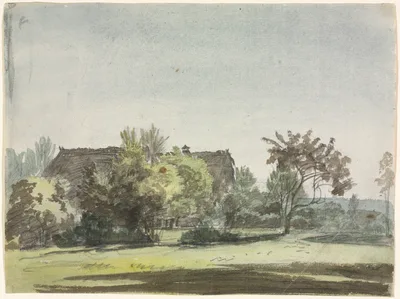 Farmhouse behind Trees — Christoph Nathe
