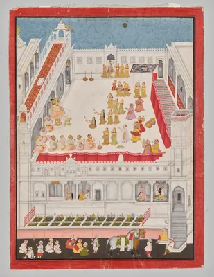 Maharana Jagat Singh Attending the Raslila — Jai Ram