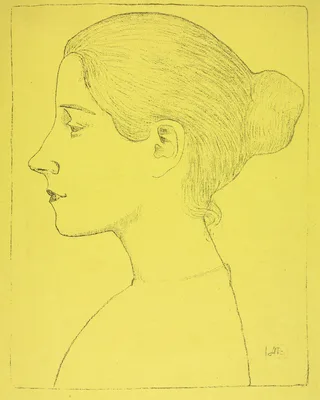 Portrait of a Young Woman (Profil de jeune fille) — Aristide Maillol