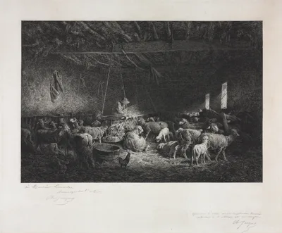 Stable — Charles Jacque
