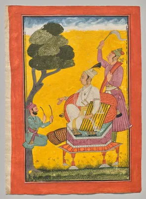 Vivaca Ragaputra, a Leaf from Ragamala Series