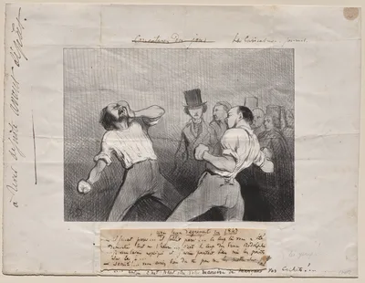 Lesson in Understanding in 1843 — Honoré Daumier