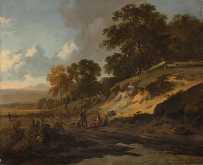 Landscape with Hunters — Jan Wijnants
