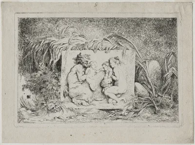 Bacchanales: The Satyr's Family — Jean-Honoré Fragonard