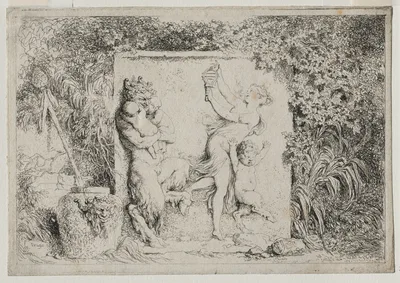 Bacchanales: The Satyr's Dance — Jean-Honoré Fragonard
