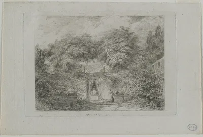 The Little Park — Jean-Honoré Fragonard