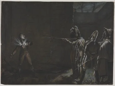 Execution of the Duke d'Enghien, 21 March 1804 — Anonymous