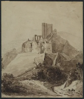 Ruins of Chateau d'Arque — Isidore Justin Taylor
