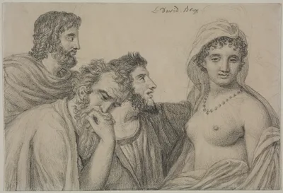 Phryne before Her Judges — Jacques-Louis David