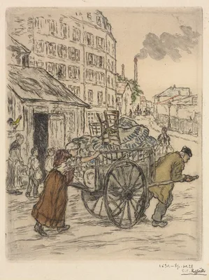 Le Déménagement — Jean-François Raffaëlli