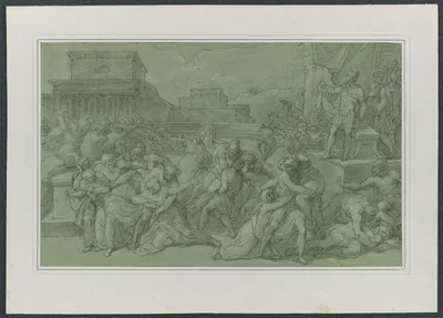 Rape of the Sabines — Vincenzo Camuccini