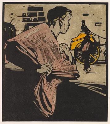London Types: News-boy — William Nicholson
