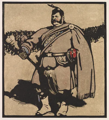 London Types: Drum-Major — William Nicholson