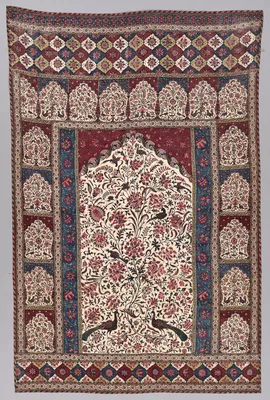 Chintz door curtain