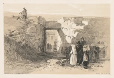 Views of Rome and Its Environs: Ancient Gate of Alatri — Edward Lear