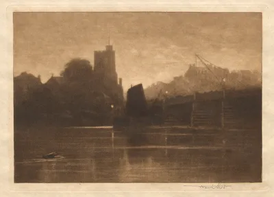 Ebb Tide, Putney Bridge — Francis Job Short