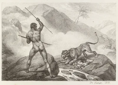 African Hunter (Chasseur Africain) — Horace Vernet