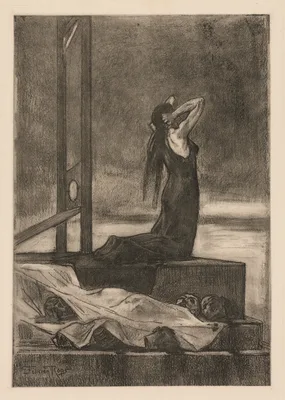Capital Punishment: The Pain of Death (Todesstrafe: La peine de mort) — Félicien Rops