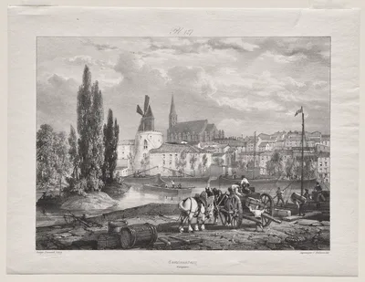 Voyages pittoresques et romantiques dans l'ancienne France (Languedoc II, part I): Castelnaudary — George N. Barnard