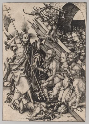 The Passion: Christ in Limbo — Martin Schongauer
