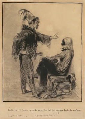 Study for a Scene from "Carnaval" — Paul Gavarni