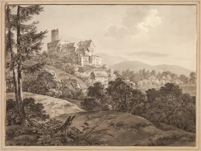 View of the Castle Gnandstein — Adrian Zingg