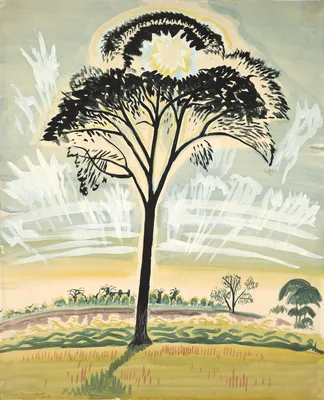 The Sun Through the Trees — Charles E. Burchfield