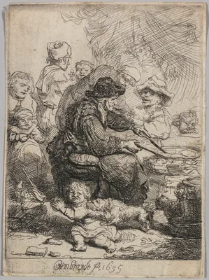 The Pancake Woman — Rembrandt