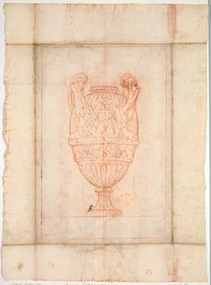 Vase Design for 'Suite of Vases': Plate 27 — Jacques François Saly