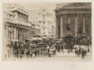 London Set: Bank (with the Royal Exchange) — William Walcot