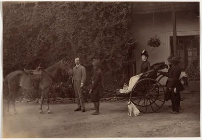 Colonel H.R. Thuillier and His Wife Emmeline Williams Thuillier, Shimla — Lala Deen Dayal